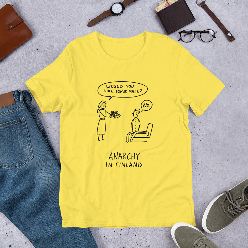 No Pulla Finnish Food T-Shirt - Finnish t-shirt from Very Finnish Problems
