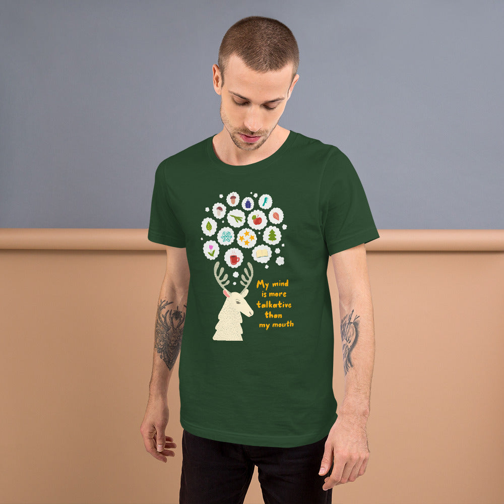 Talkative Mind Finnish Introvert T-Shirt - alternate view - Very Finnish Problems