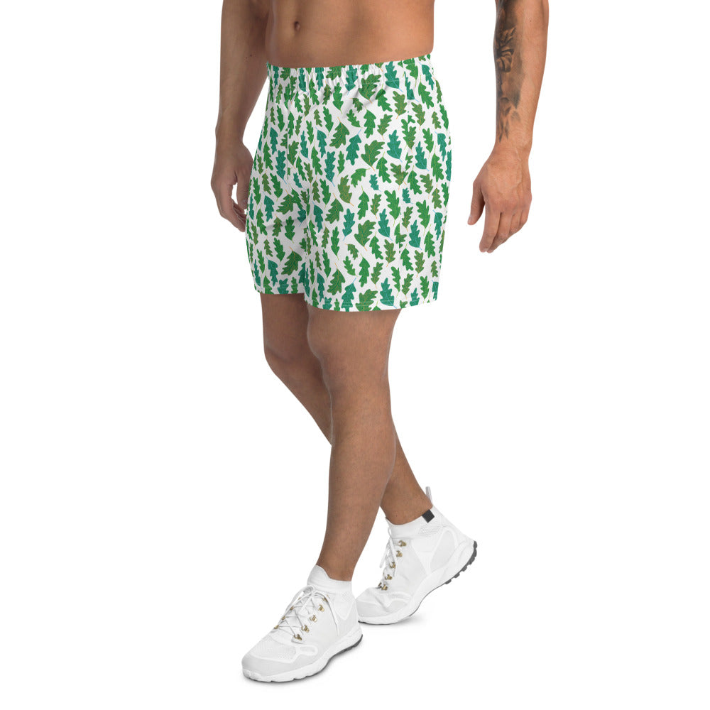 Forest Leaves Athletic Finnish Nature Men's Shorts - alternate view - Very Finnish Problems