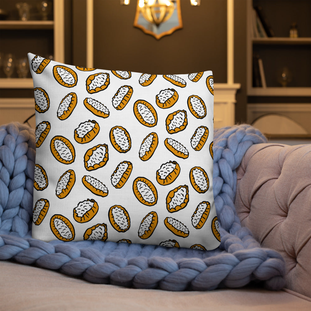Karjalanpiirakka Finnish Food Pillow - Finnish pillow from Very Finnish Problems