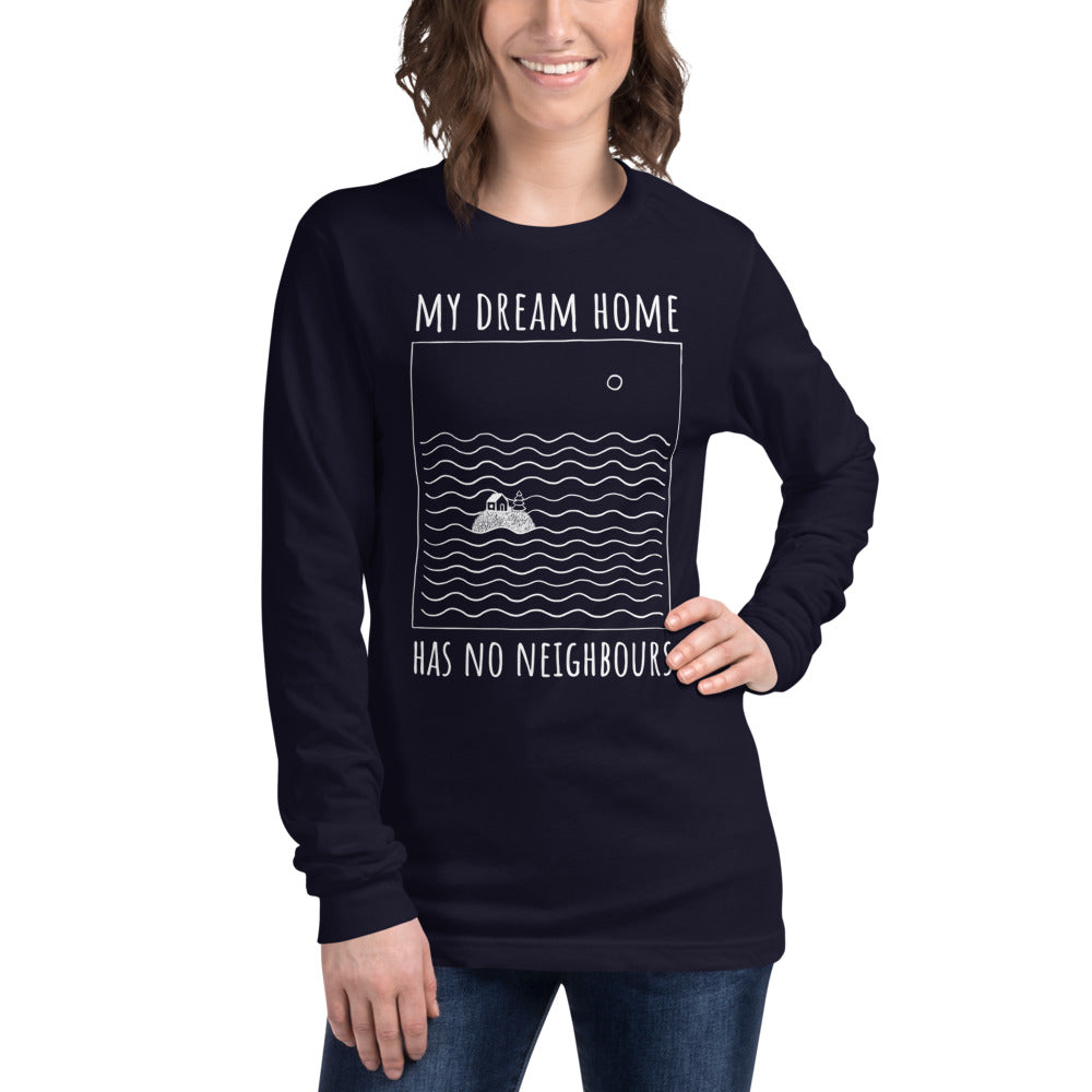 My dream home has no Finnish Long Sleeve Tee - alternate view - Very Finnish Problems