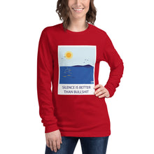 Load image into Gallery viewer, Silence is better than...  Long Sleeve Tee
