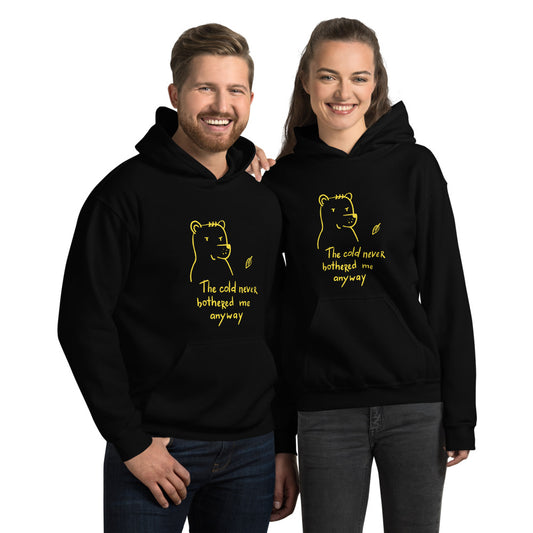 The cold never bothered me... Finnish Hoodie - alternate view - Very Finnish Problems