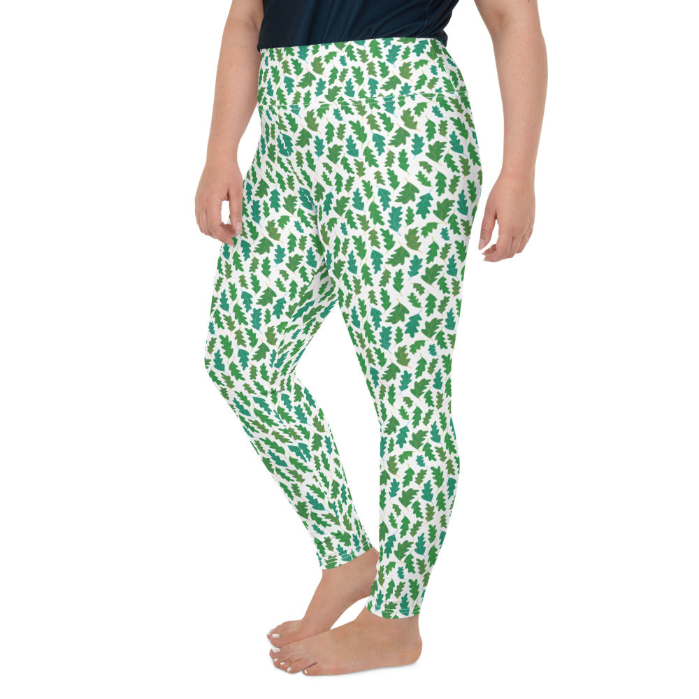 Forest Leaves Plus Size Finnish Nature Leggings - Very Finnish Problems official leggings