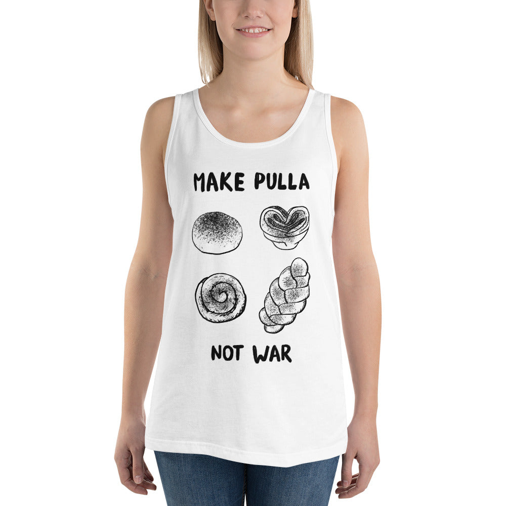Make Pull Not War Tank Top Finnish Food T-Shirt - Finnish t-shirt from Very Finnish Problems