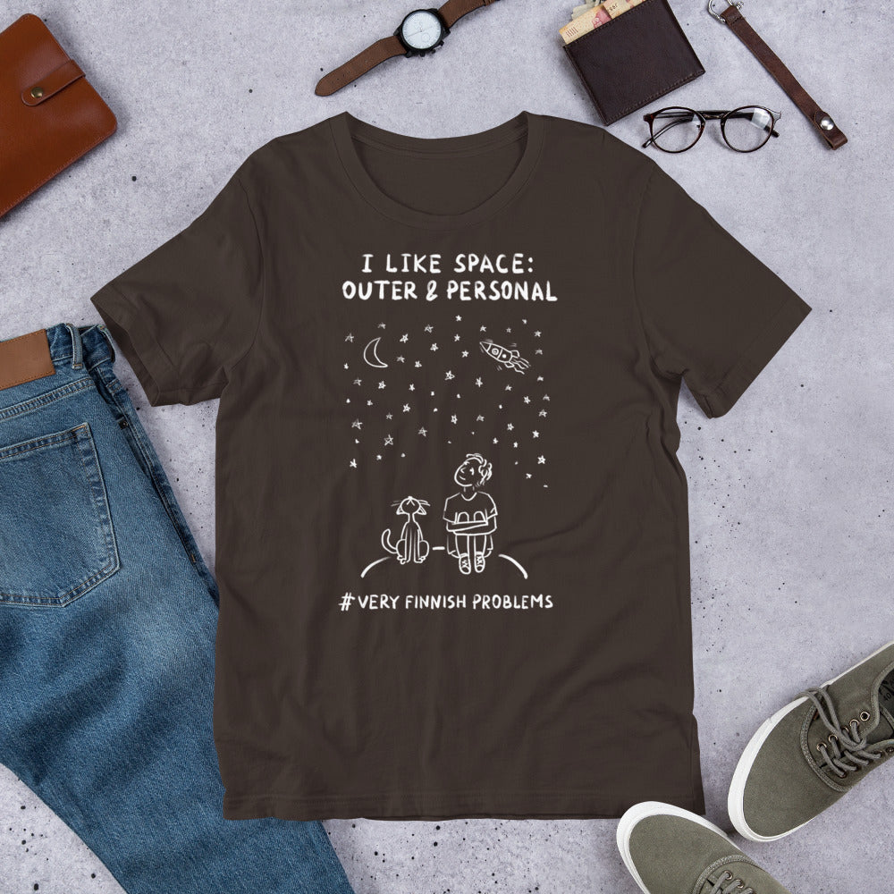 Outer & Personal Space Finnish Introvert T-Shirt - Finnish t-shirt from Very Finnish Problems