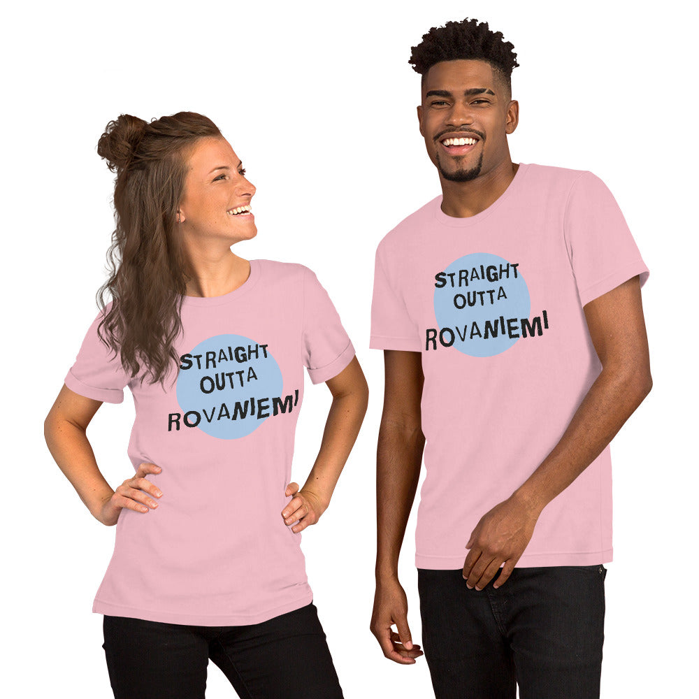Straight Outta Rovaniemi Finnish Culture T-Shirt - Finnish t-shirt from Very Finnish Problems