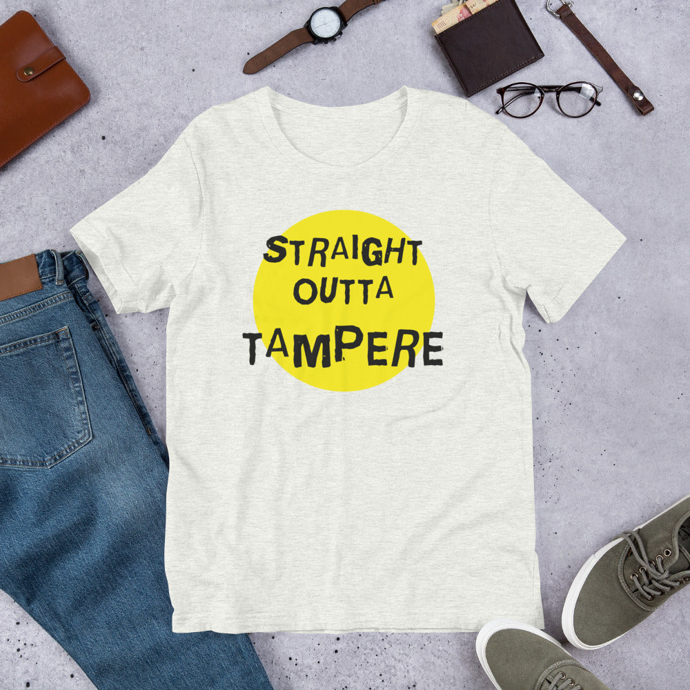 Straight Outta Tampere Finnish Culture T-Shirt - Finnish t-shirt from Very Finnish Problems