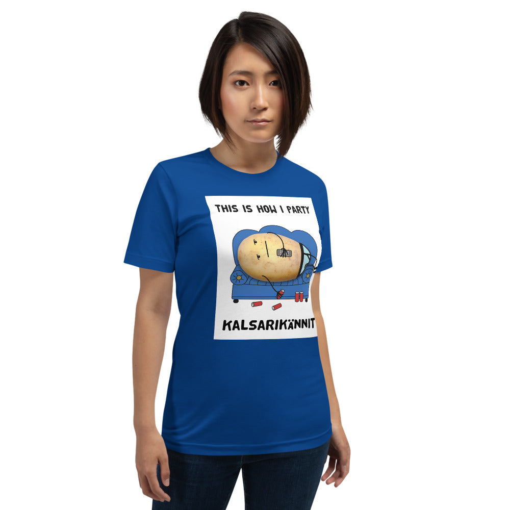 This is how I party Finnish Introvert T-Shirt - Finnish t-shirt from Very Finnish Problems