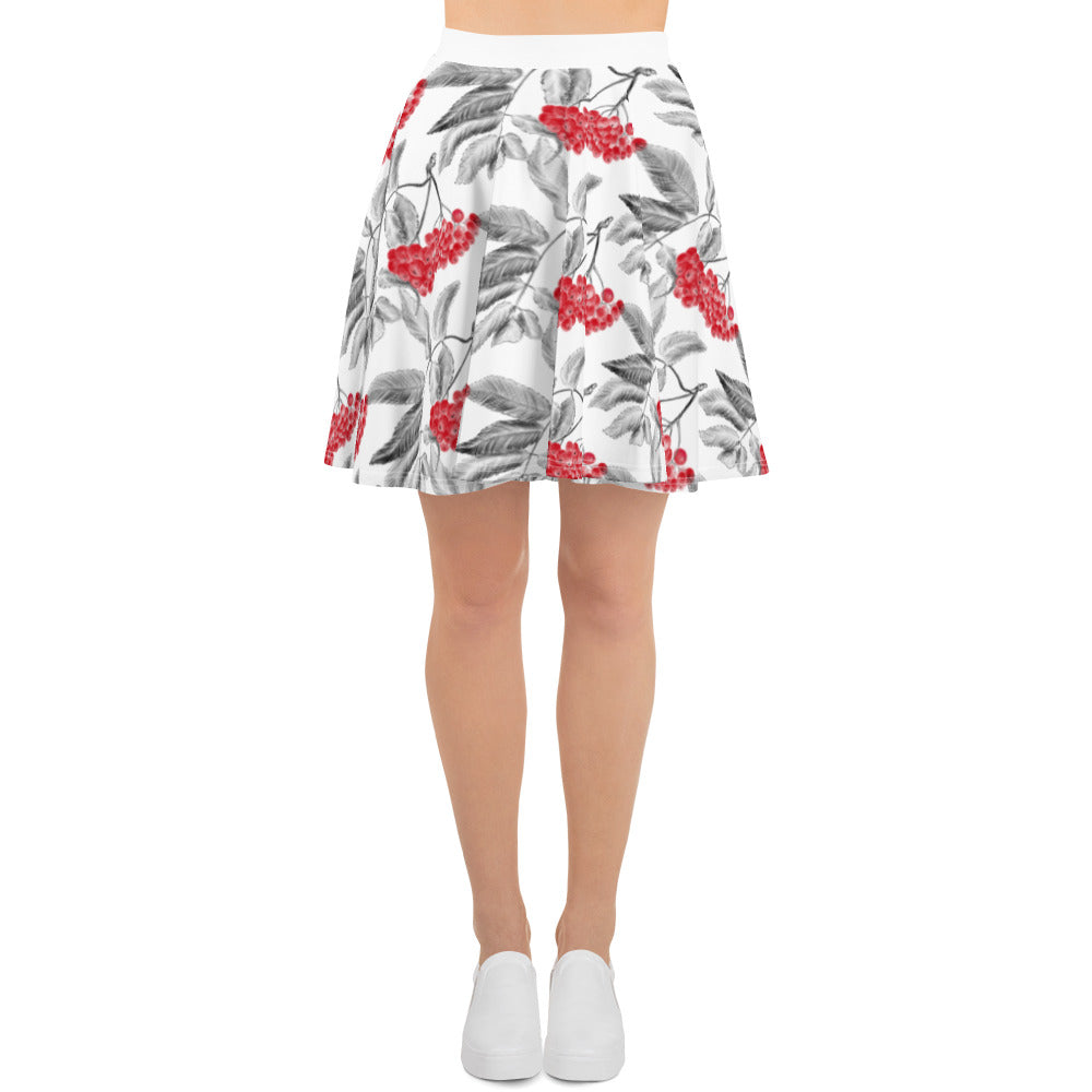 Beautiful Berries Skater Finnish Nature Skirt - Very Finnish Problems official skirt