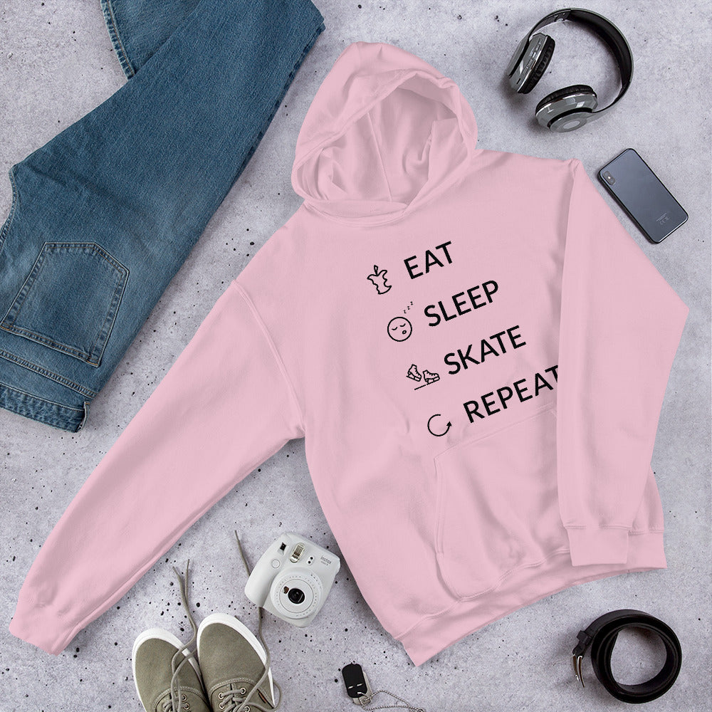 Eat Sleep Skate Repeat Finnish Food Hoodie - Finnish hoodie from Very Finnish Problems