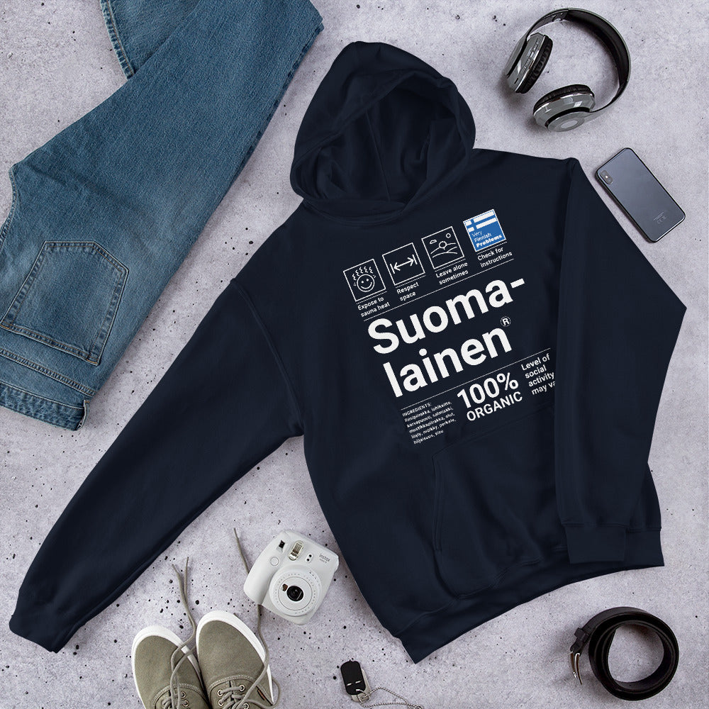 Suomalainen Service Manual Finnish Winter Hoodie - Finnish hoodie from Very Finnish Problems