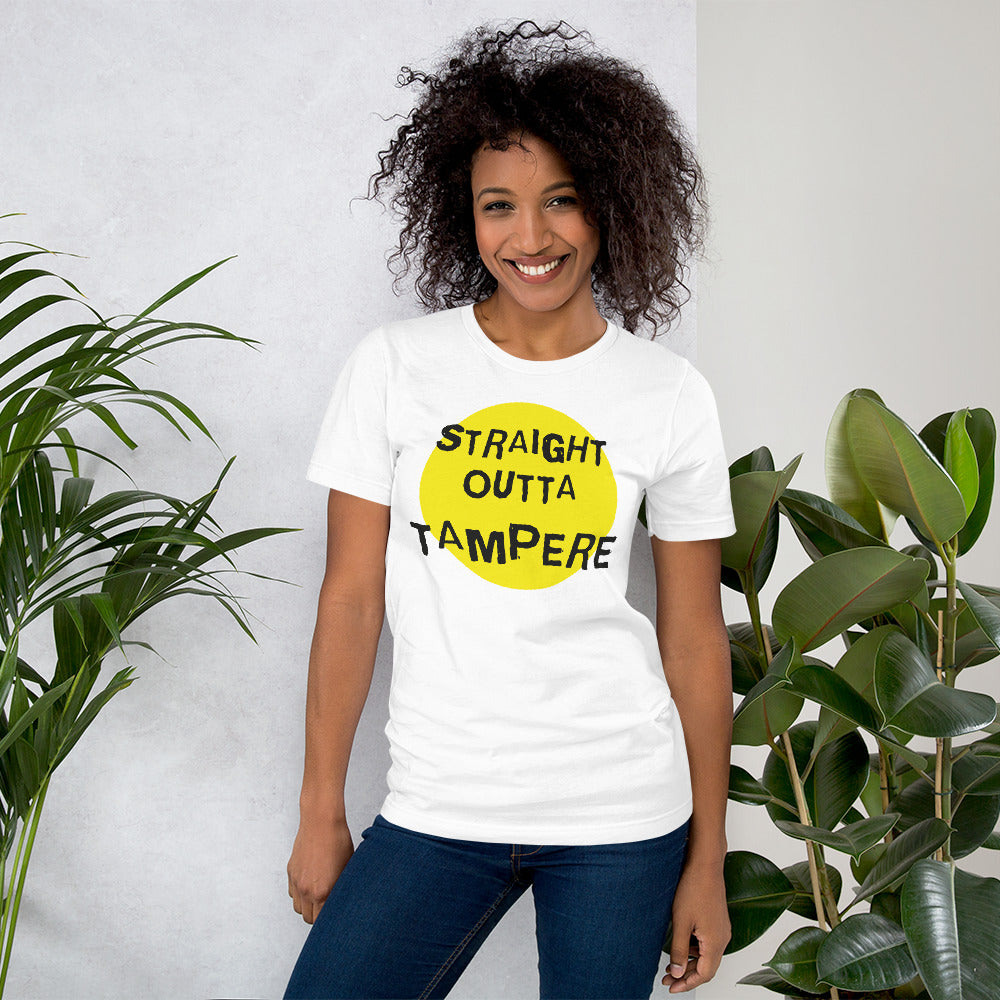 Straight Outta Tampere Finnish Culture T-Shirt - Very Finnish Problems official t-shirt