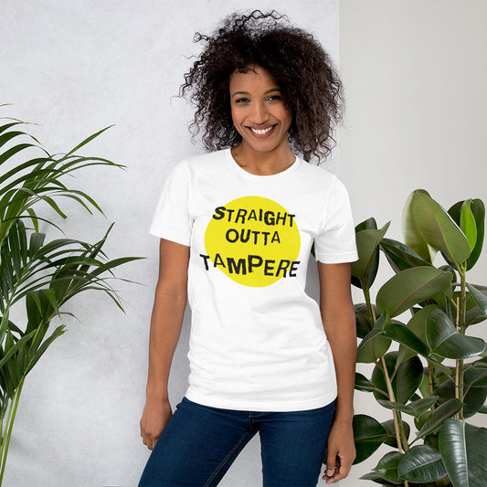 Straight Outta Tampere Finnish Culture T-Shirt - Very Finnish Problems official t-shirt