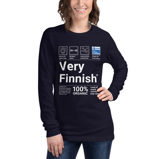 Very Finnish service manual Winter Long Sleeve Tee - alternate view - Very Finnish Problems