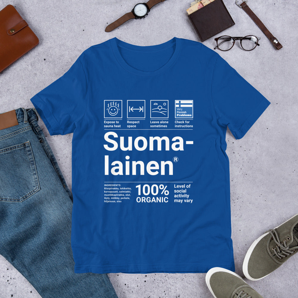Suomalainen Service Manual Finnish Winter T-Shirt - Finnish t-shirt from Very Finnish Problems