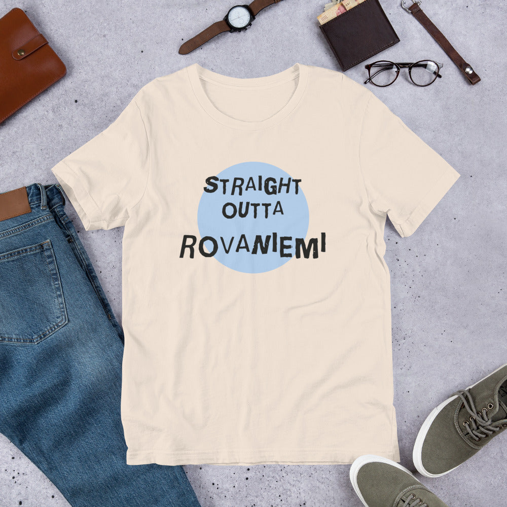 Straight Outta Rovaniemi Finnish Culture T-Shirt - Very Finnish Problems official t-shirt