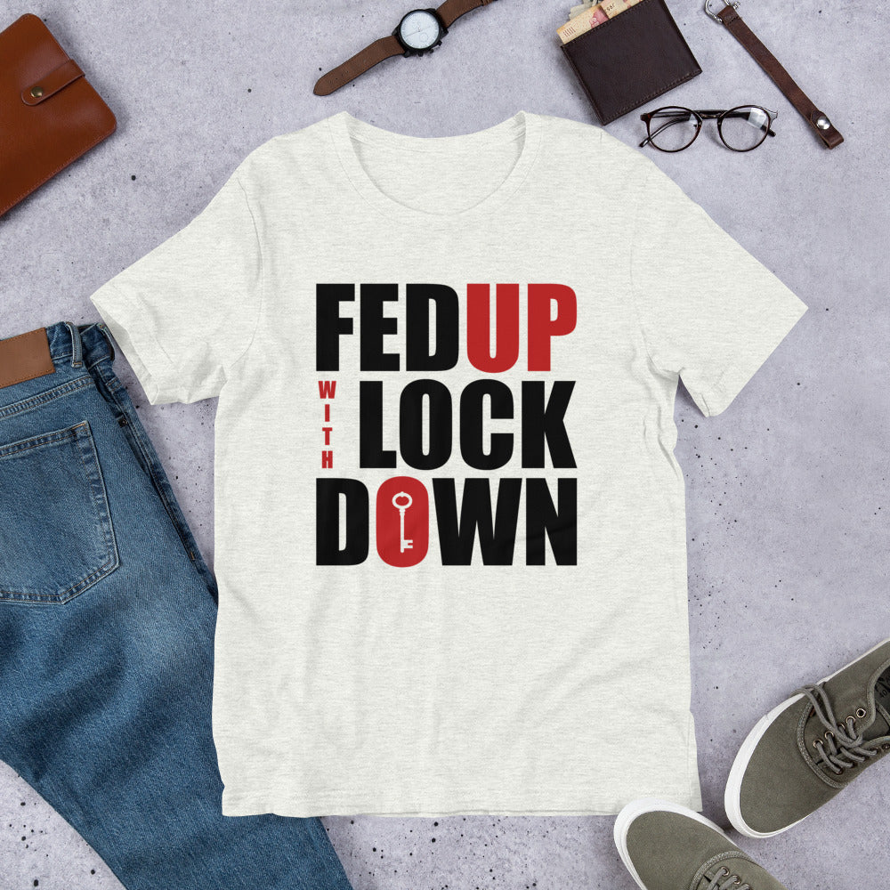 Fed Up with Lockdown Finnish Introvert T-Shirt - Finnish t-shirt from Very Finnish Problems