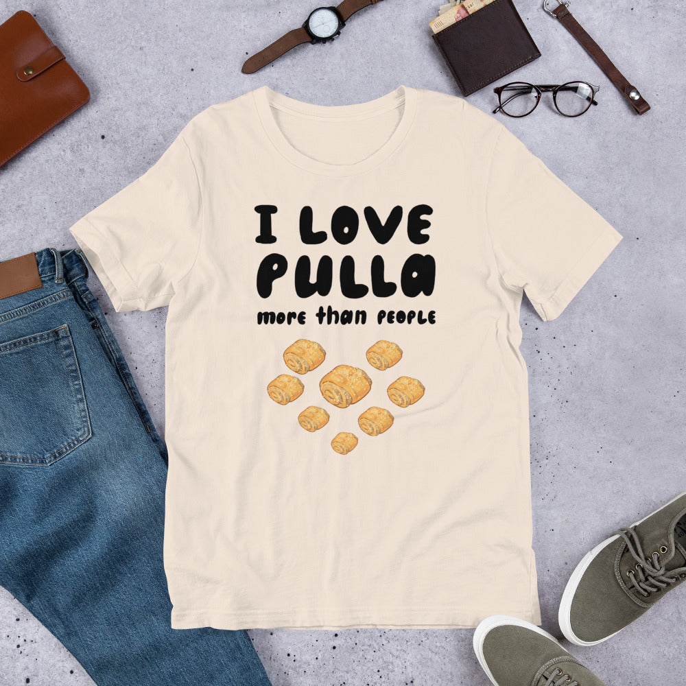 I Love Pulla ♥ Finnish Food T-Shirt - Finnish t-shirt from Very Finnish Problems