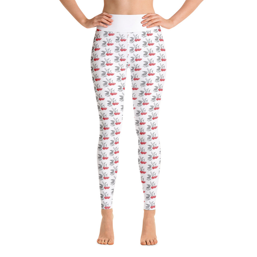 Beautiful Berries Yoga Finnish Nature Leggings - alternate view - Very Finnish Problems