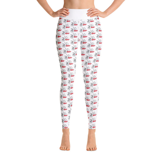 Beautiful Berries Yoga Finnish Nature Leggings - alternate view - Very Finnish Problems
