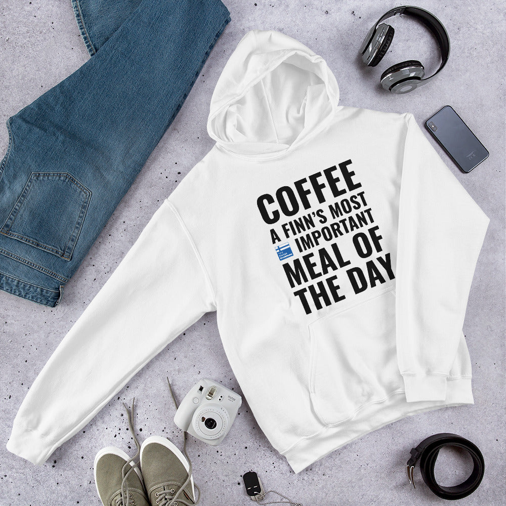 Coffee Meal of the Day Finnish Lifestyle Hoodie - Finnish hoodie from Very Finnish Problems