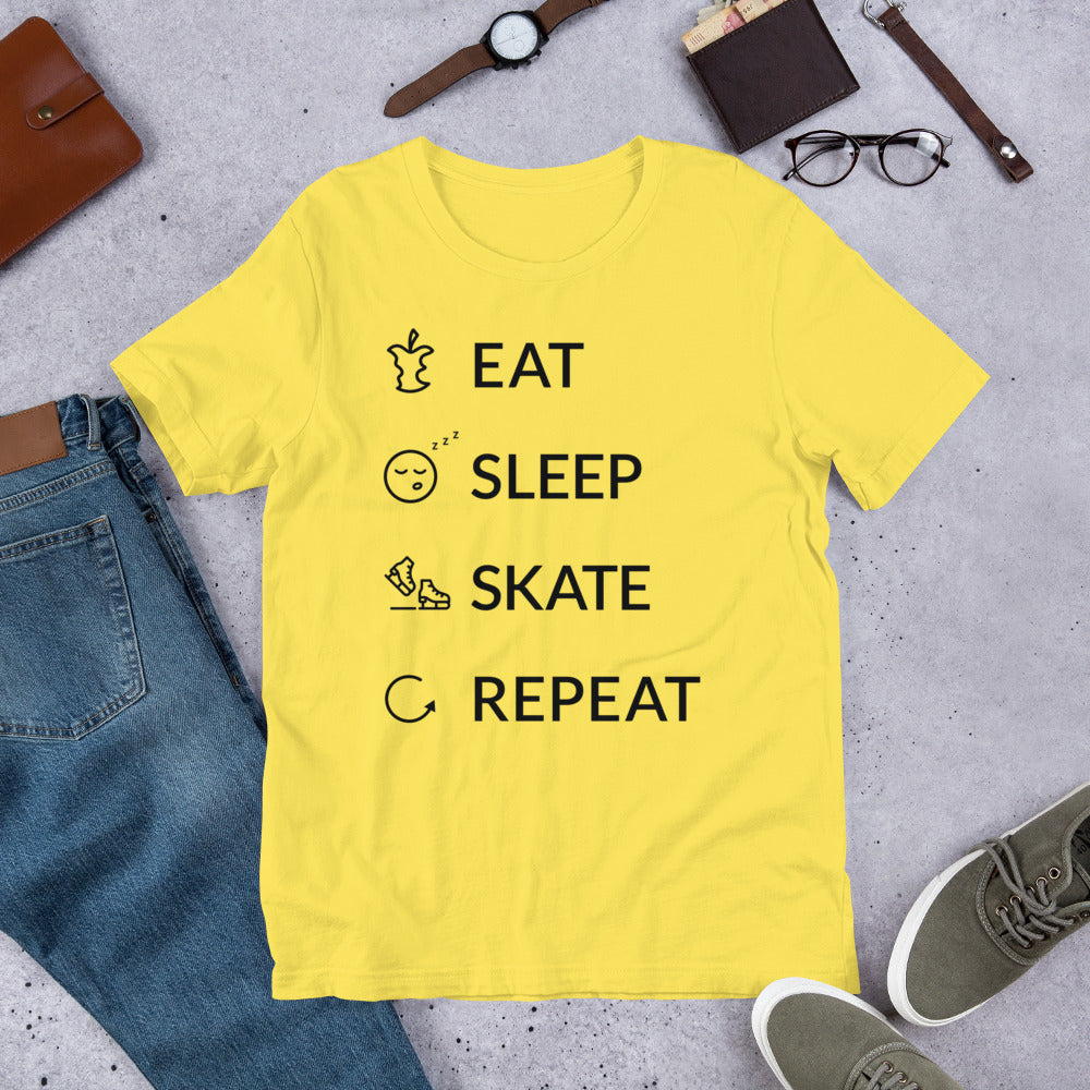 Eat Sleep Skate Repeat Finnish Food T-Shirt - Finnish t-shirt from Very Finnish Problems