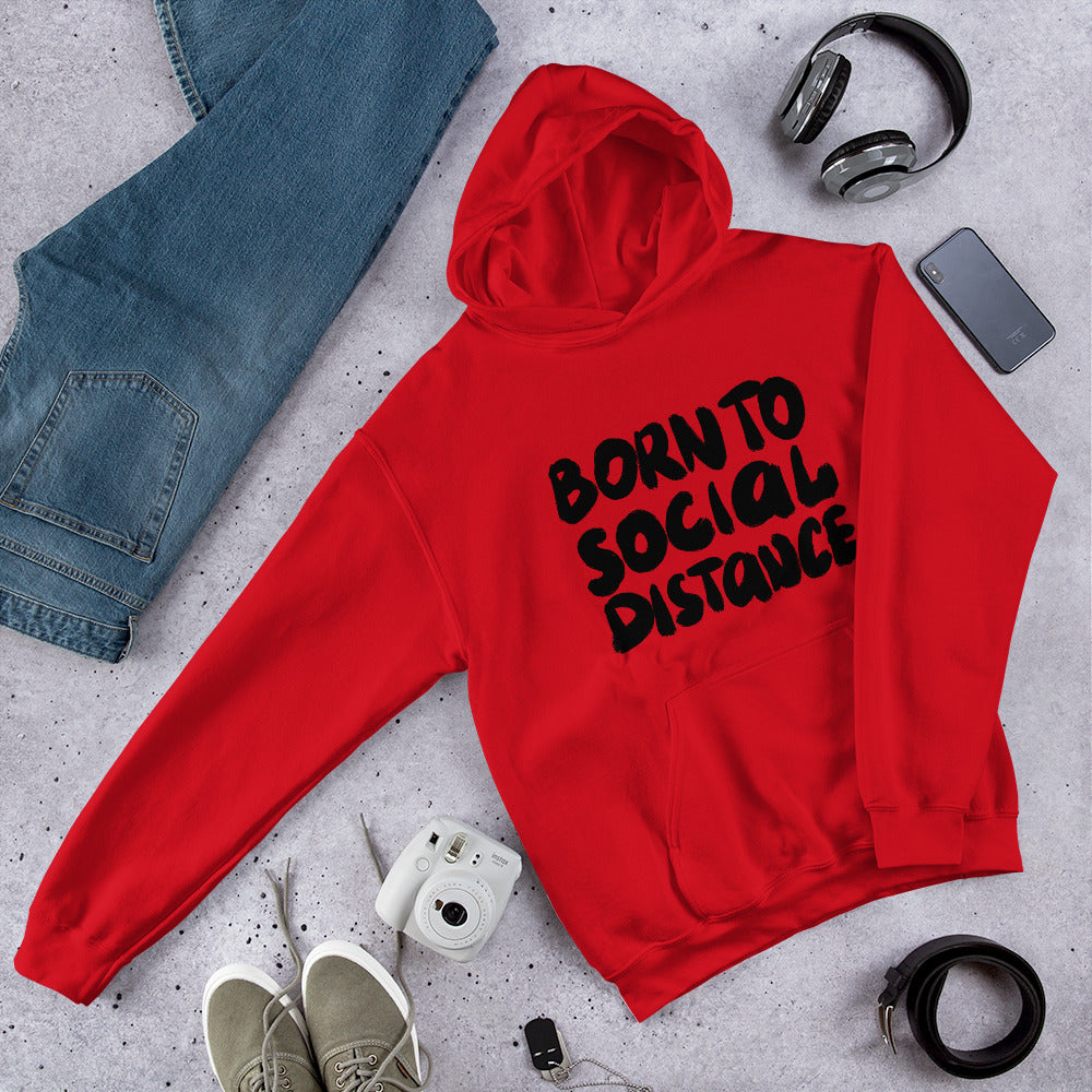 Born to Social Distance Finnish Introvert Hoodie - alternate view - Very Finnish Problems