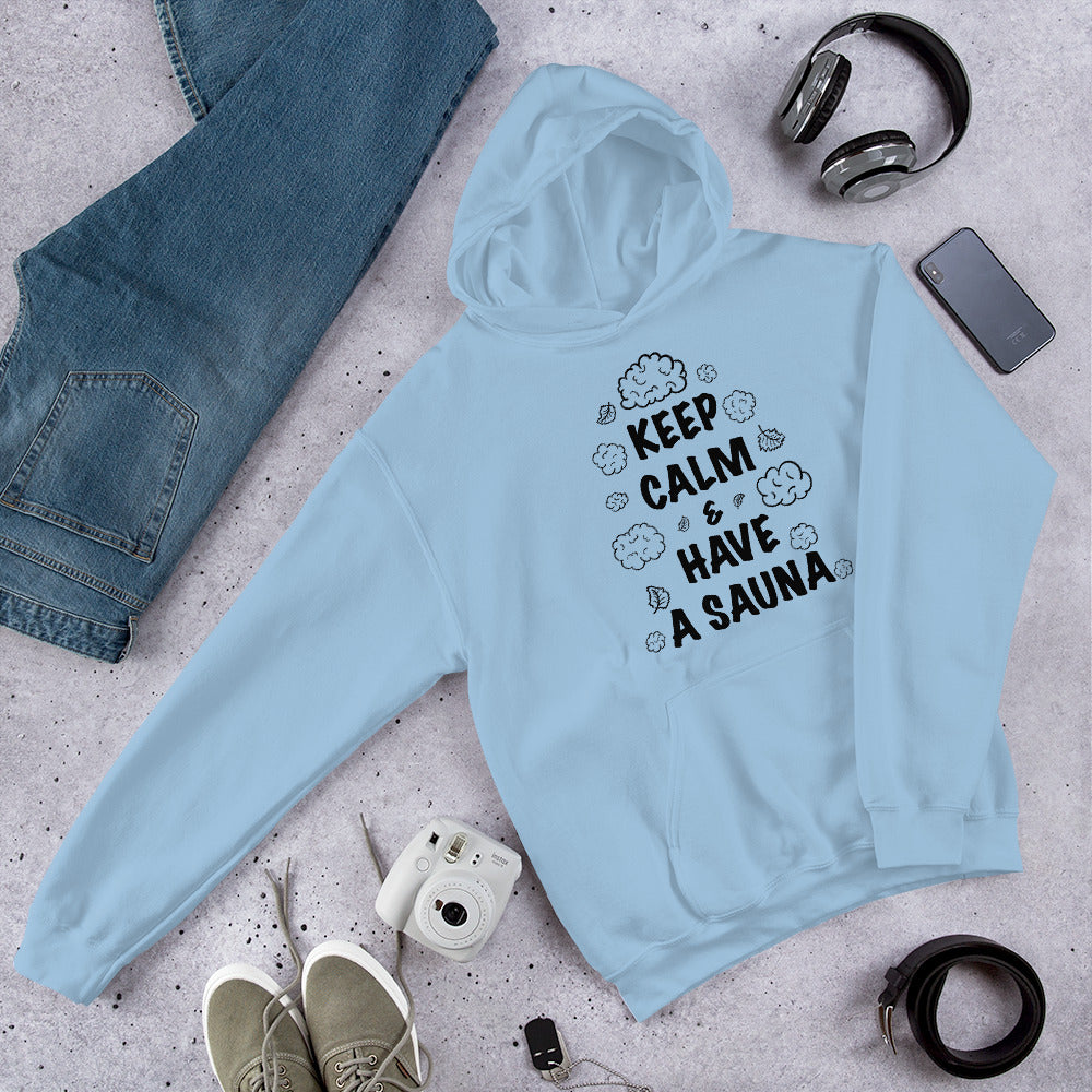 Keep Calm Finnish Sauna Hoodie - Finnish hoodie from Very Finnish Problems