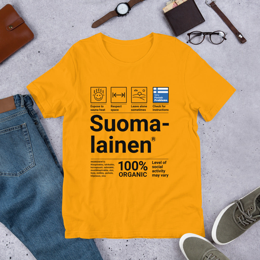 Suomalainen Service Manual Finnish Winter T-Shirt - alternate view - Very Finnish Problems