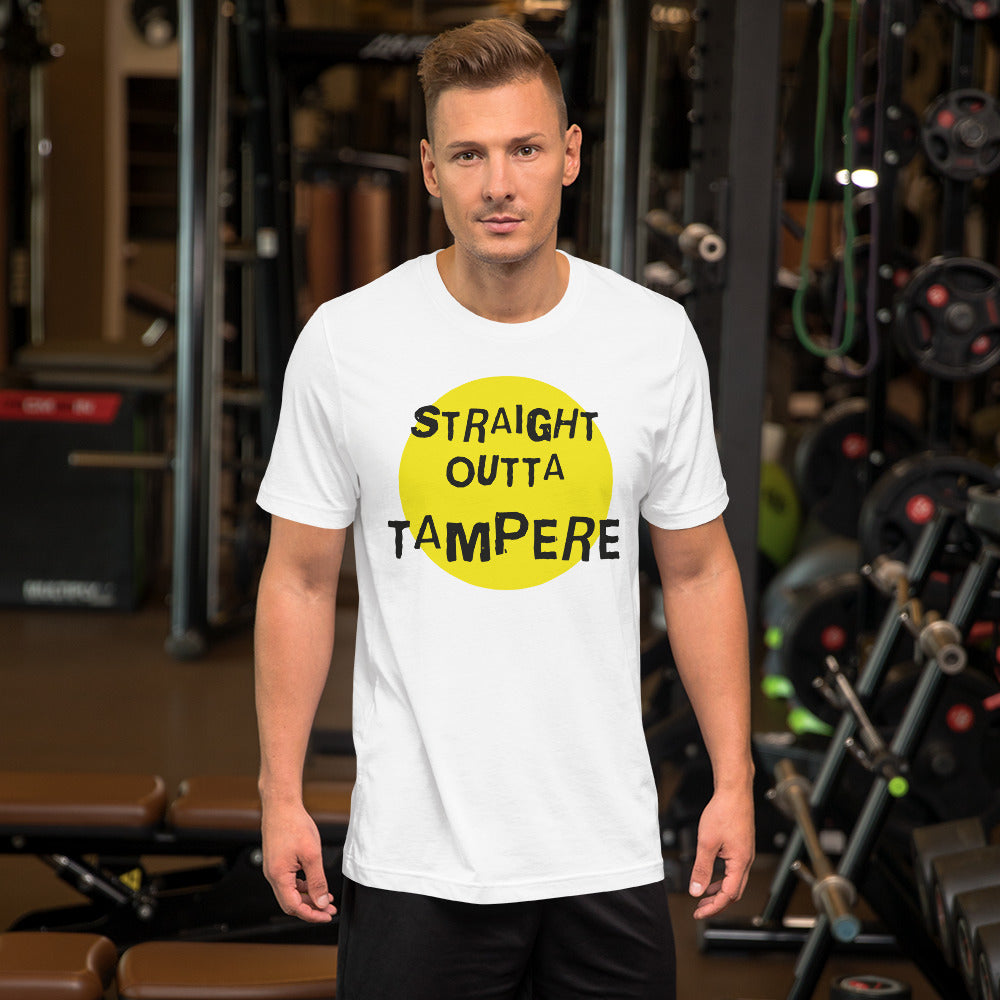 Straight Outta Tampere Finnish Culture T-Shirt - alternate view - Very Finnish Problems