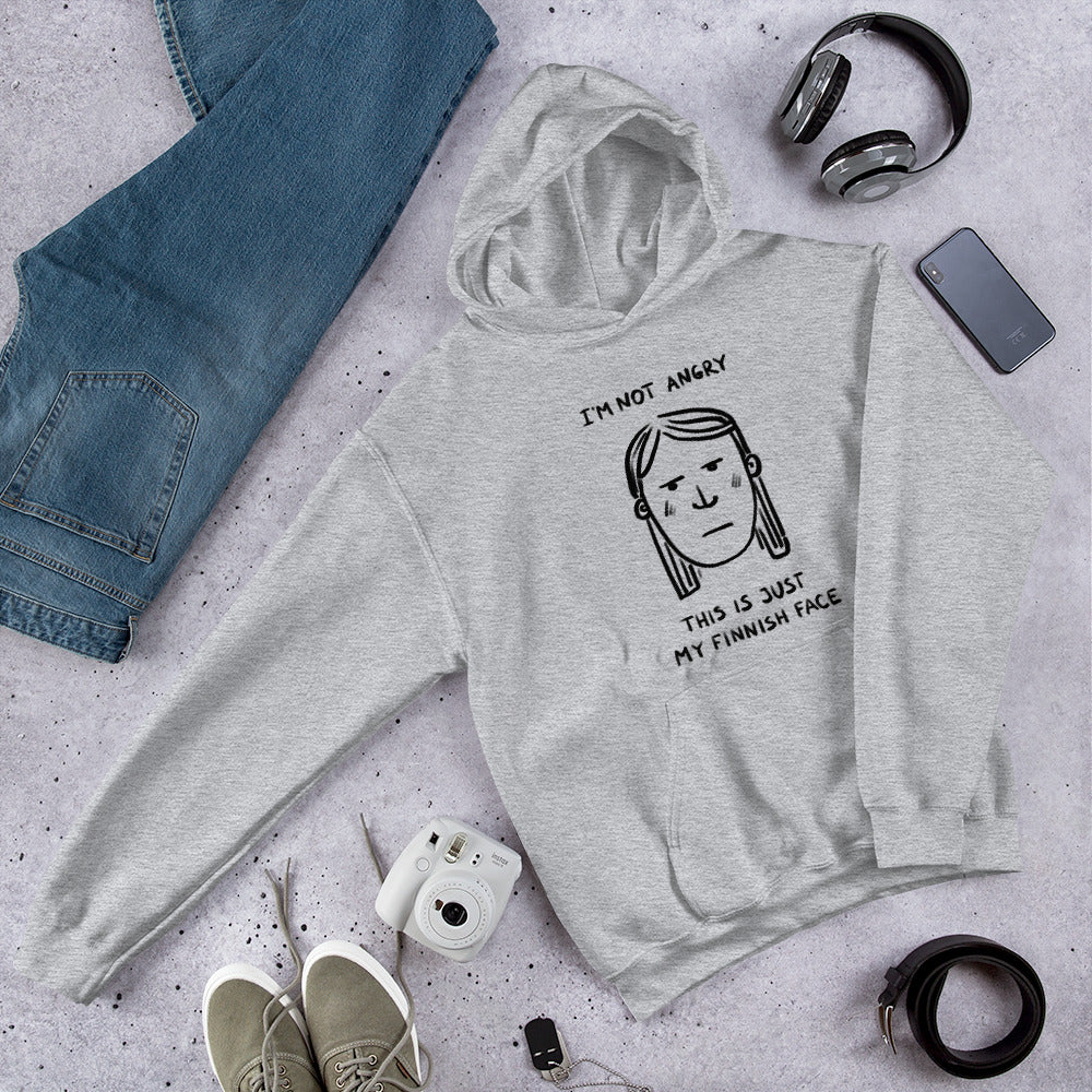 Finnish Face Humour Women's Hoodie - Finnish hoodie from Very Finnish Problems