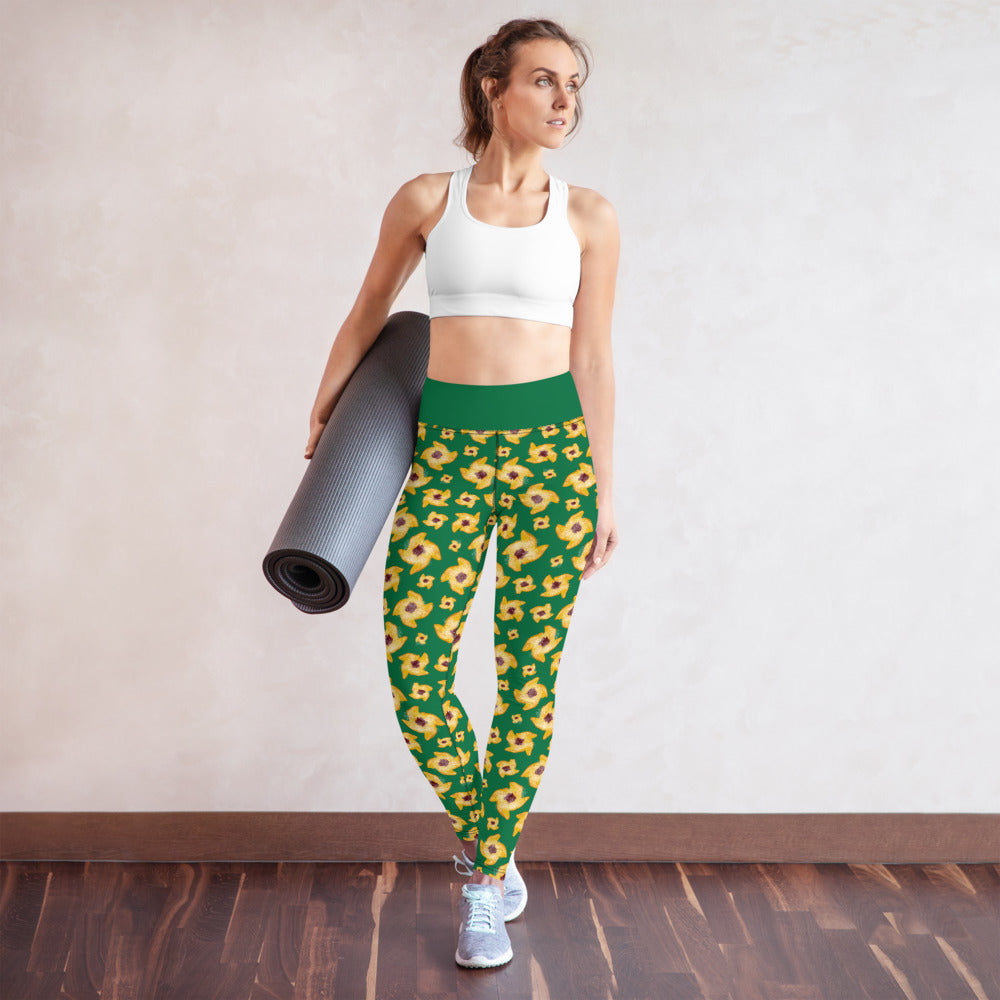 Joulutorttu Yoga Finnish Holiday Leggings - Finnish leggings from Very Finnish Problems