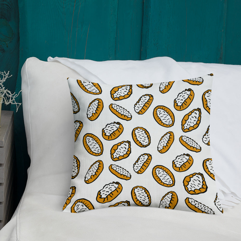 Karjalanpiirakka Finnish Food Pillow - Finnish pillow from Very Finnish Problems