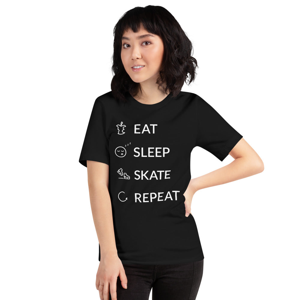 Eat Sleep Skate Repeat Finnish Food T-Shirt - Finnish t-shirt from Very Finnish Problems