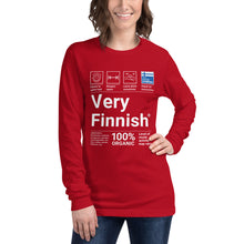 Load image into Gallery viewer, Very Finnish service manual Long Sleeve Tee
