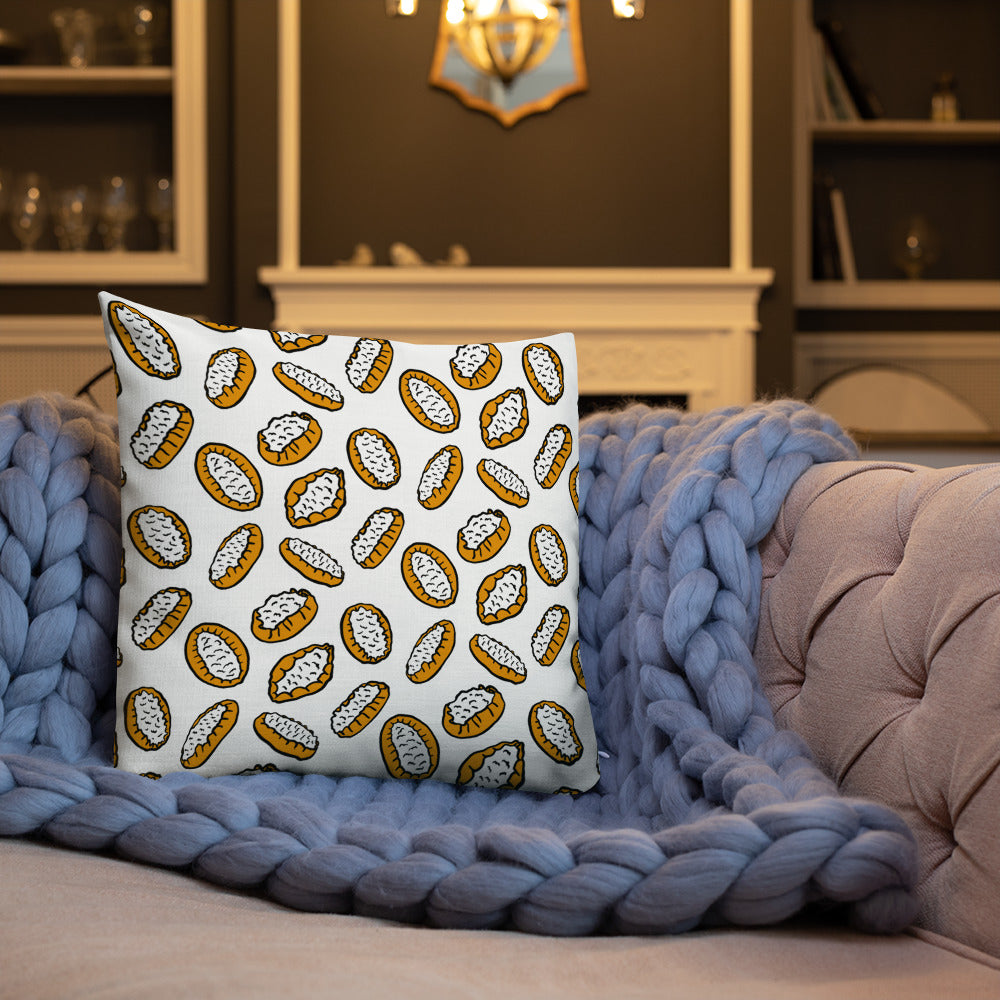 Karjalanpiirakka Finnish Food Pillow - Finnish pillow from Very Finnish Problems