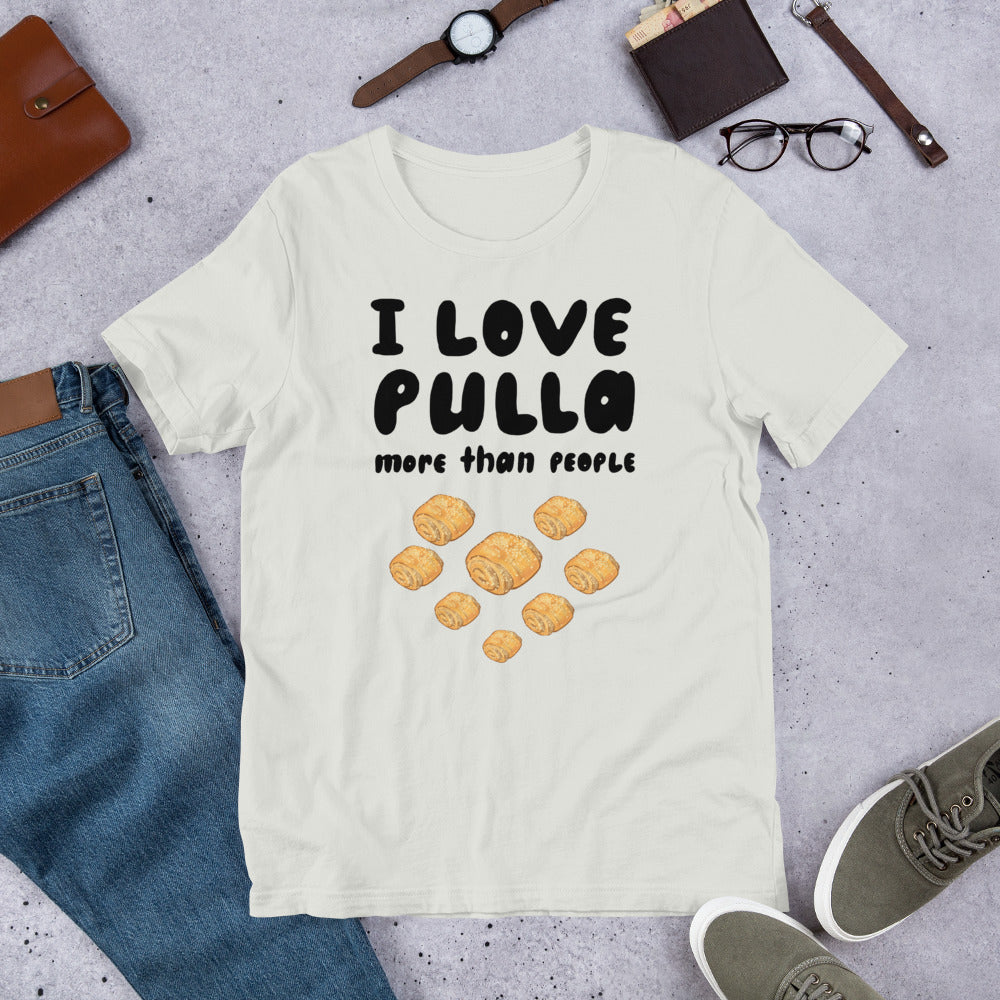 I Love Pulla ♥ Finnish Food T-Shirt - Finnish t-shirt from Very Finnish Problems