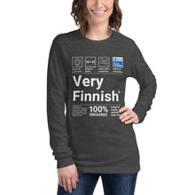 Load image into Gallery viewer, Very Finnish service manual Long Sleeve Tee
