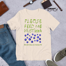 Load image into Gallery viewer, Feed Me Mustikka Unisex T-Shirt
