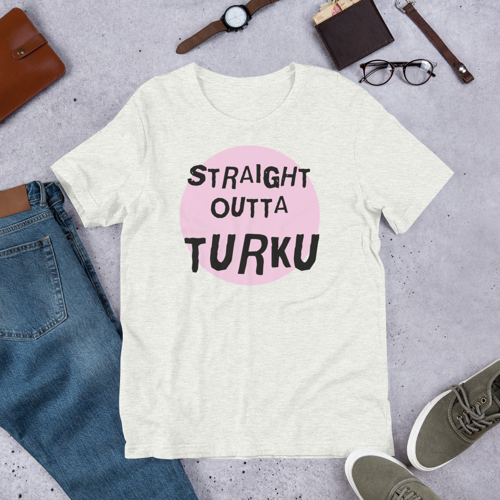 Straight Outta Turku Finnish Culture T-Shirt - alternate view - Very Finnish Problems