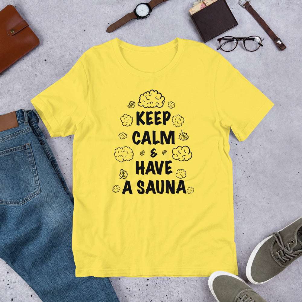 Keep Calm Finnish Sauna T-Shirt - Finnish t-shirt from Very Finnish Problems