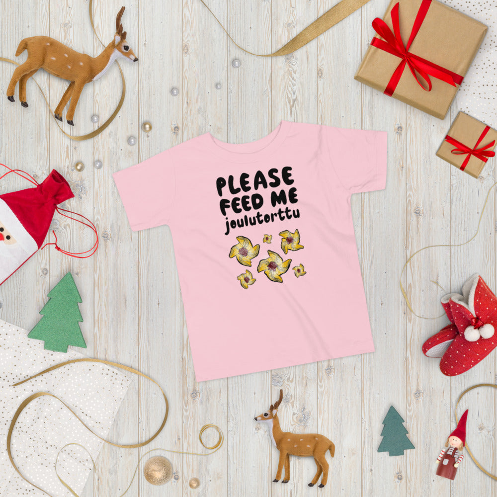 Feed me Joulutorttu Finnish Toddler Tee - Finnish toddler tee from Very Finnish Problems