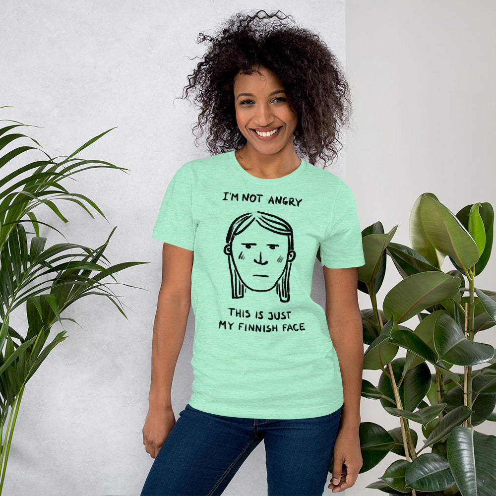 Finnish Face Humour Women's T-Shirt - alternate view - Very Finnish Problems