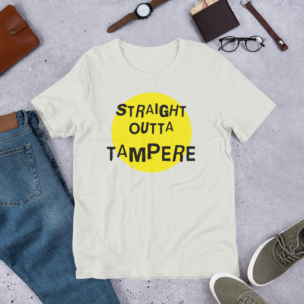 Straight Outta Tampere Finnish Culture T-Shirt - Finnish t-shirt from Very Finnish Problems