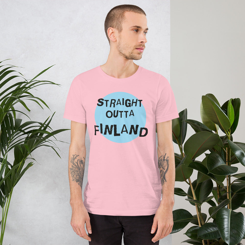 Straight Outta Finland Finnish Culture T-Shirt - alternate view - Very Finnish Problems