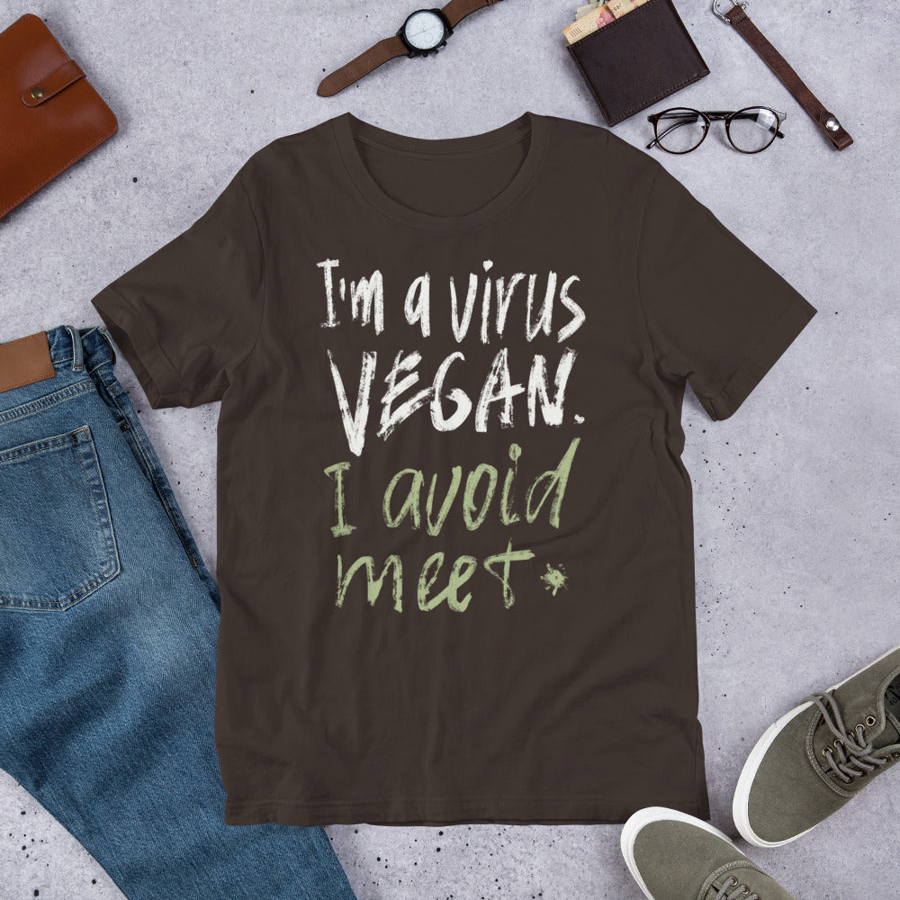 Virus Vegan Finnish Introvert T-Shirt - Finnish t-shirt from Very Finnish Problems