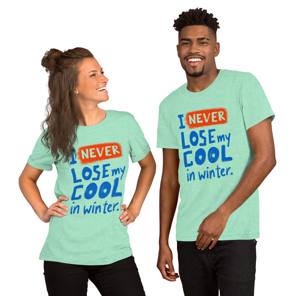 Never Lose My Cool Finnish Winter T-Shirt - Finnish t-shirt from Very Finnish Problems