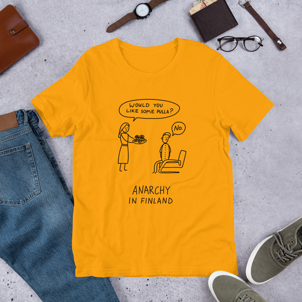 No Pulla Finnish Food T-Shirt - Finnish t-shirt from Very Finnish Problems