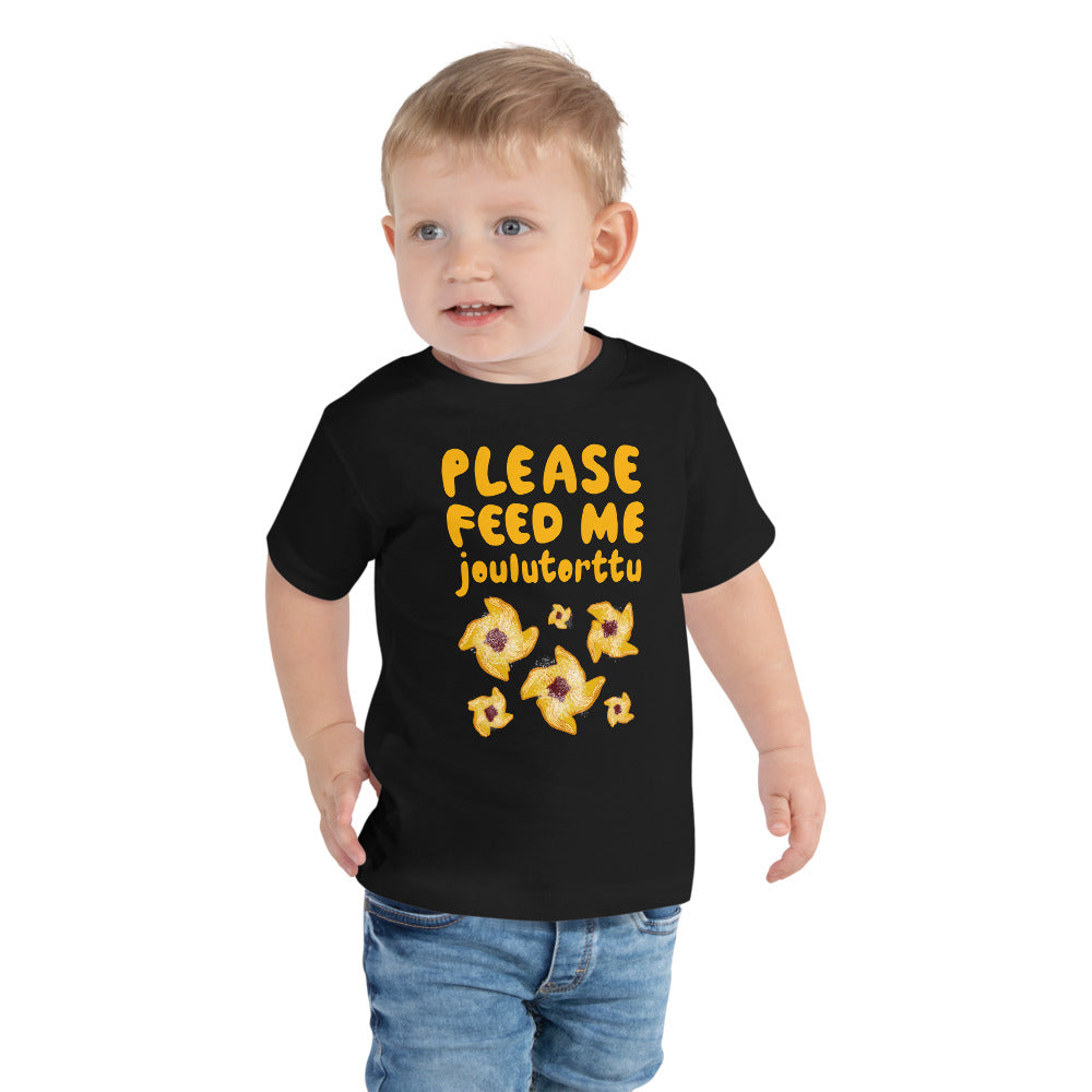 Feed me Joulutorttu Finnish Toddler Tee - alternate view - Very Finnish Problems
